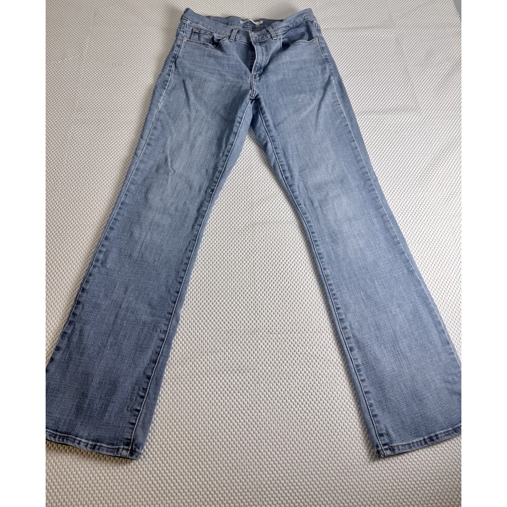 Levi's 512 Classic Boot Womens Jeans W29 L32 Light Wash Stretch Denim
